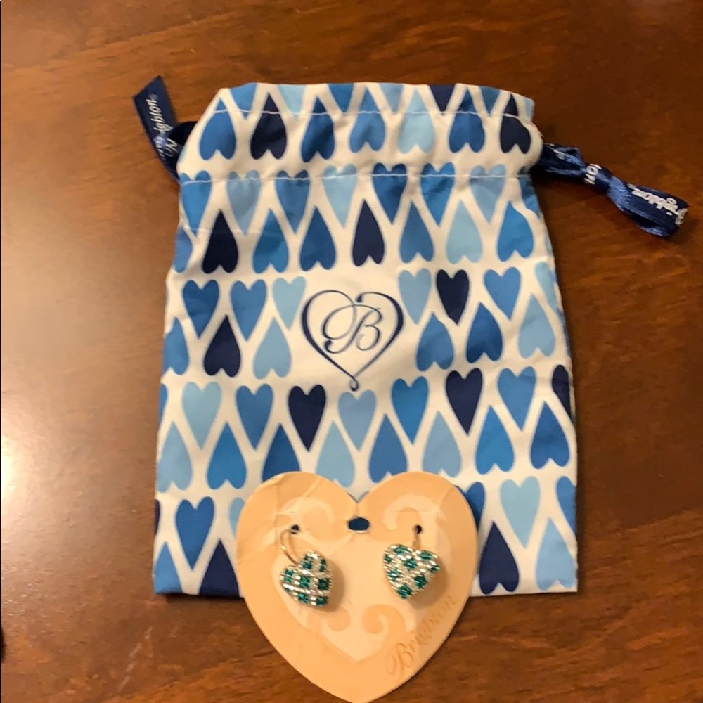 Beautiful Brighton heart earrings, new, never used